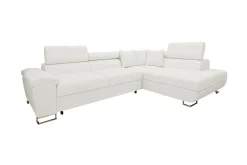 Reginia 3-sits Hörnbäddsoffa White