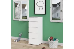 Rengo Byrå Smal 5 Lådor