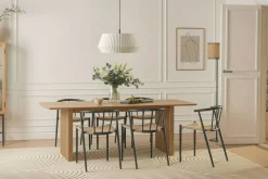 Richeto Matbord 240 cm med 6 Winston Matstolar