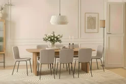 Richeto Matbord 240 cm med 8 Katy Matstolar