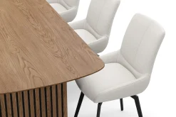 Richeto Matgrupp 240 cm med 6 Mora Snurrstolar