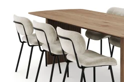 Richeto Matgrupp 240 cm med 6 Cyana Matstolar