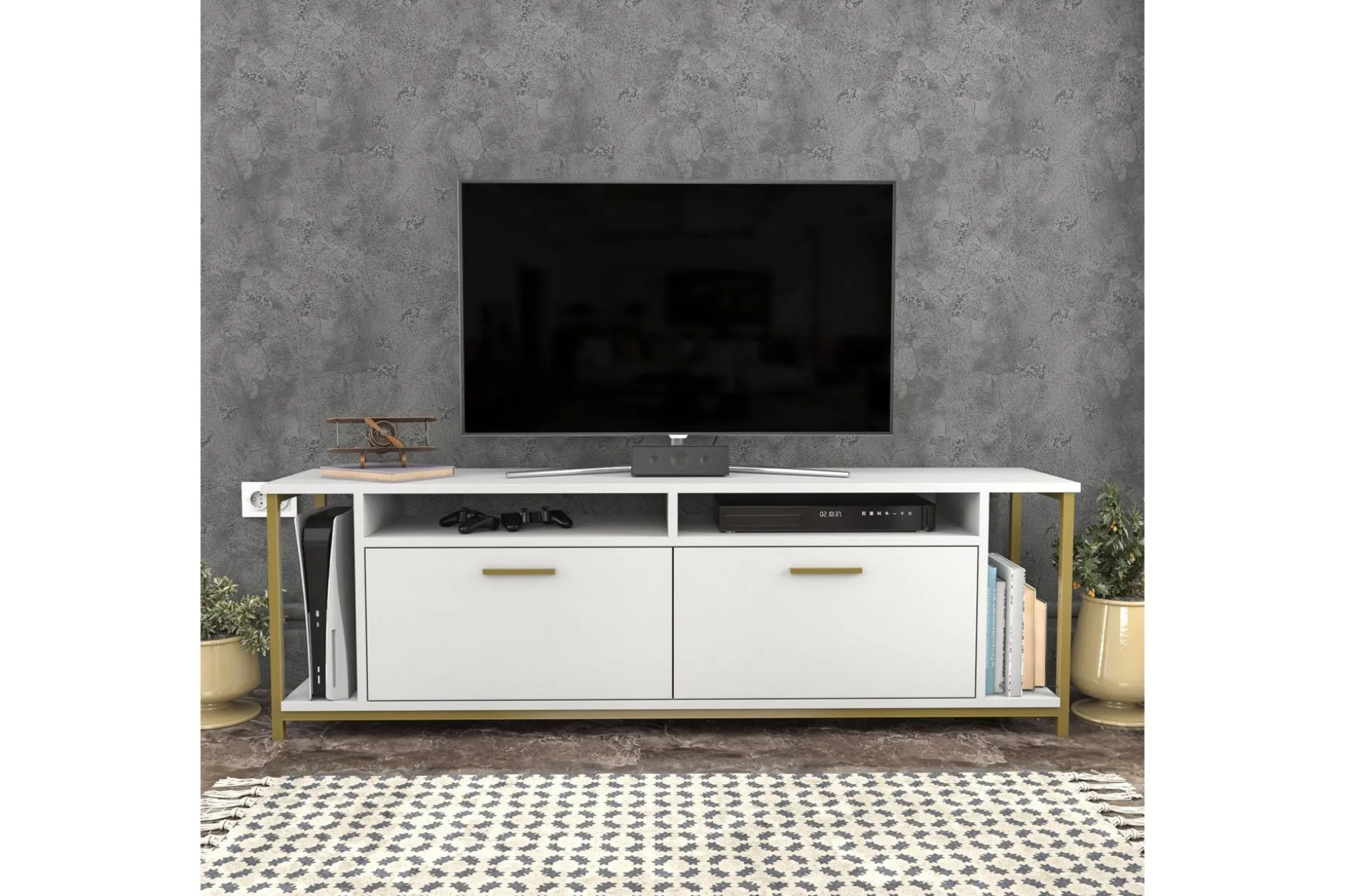 Rinorea Tv-bänk 160x50,8 cm