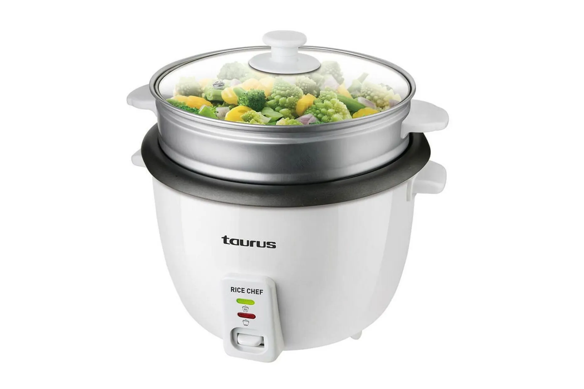 Riskokare Taurus 700W 1.8L Vit