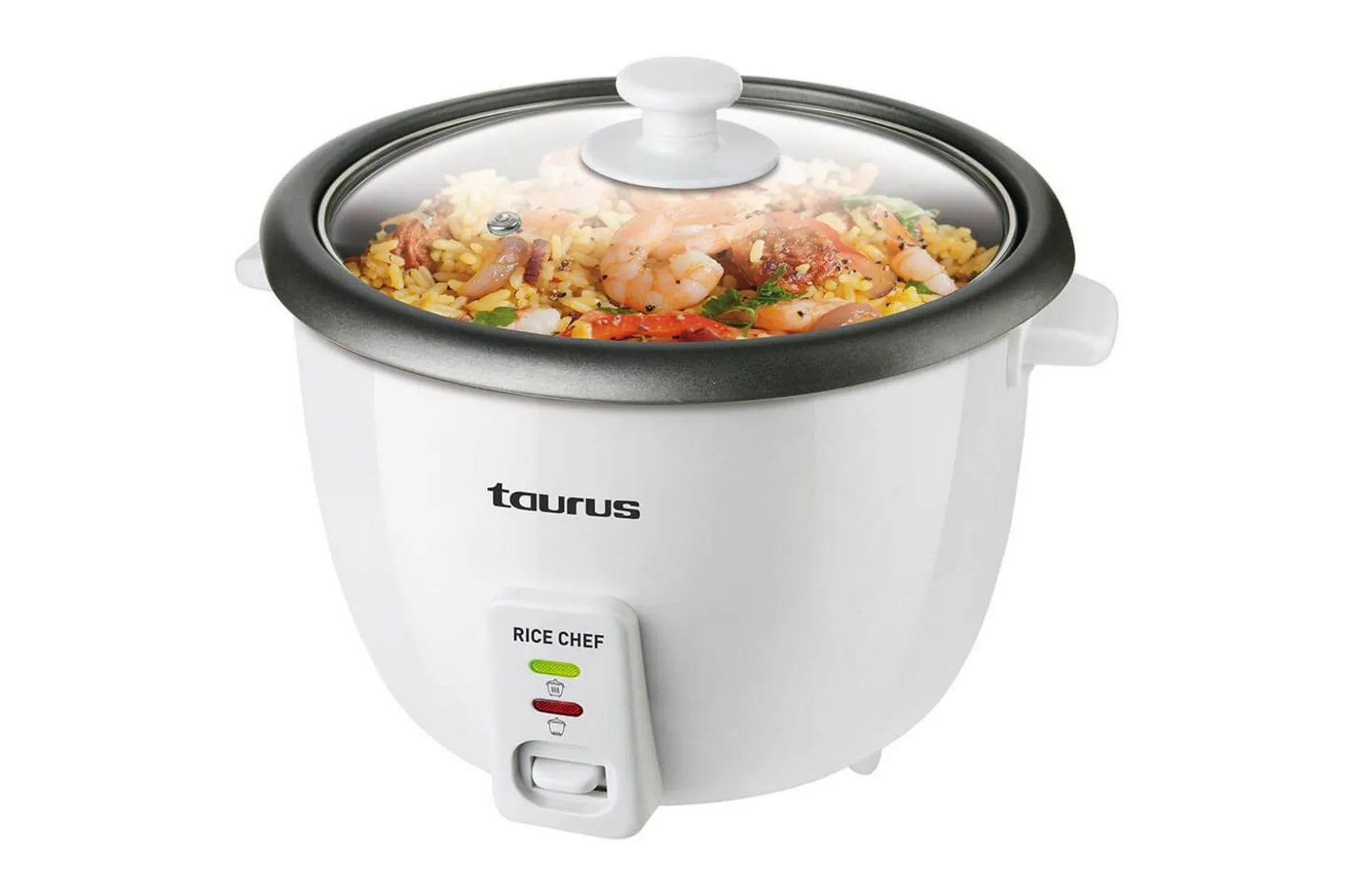 Riskokare Taurus 700W 1.8L Vit