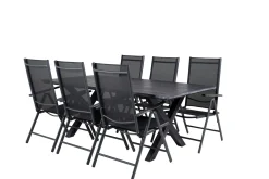 Rives Matgrupp Utomhus 200cm + 6 Break Positionsstolar
