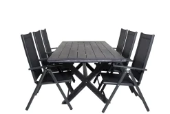 Rives Matgrupp Utomhus 200cm + 6 Break Positionsstolar