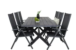 Rives Matgrupp Utomhus 200cm + 6 Break Positionsstolar