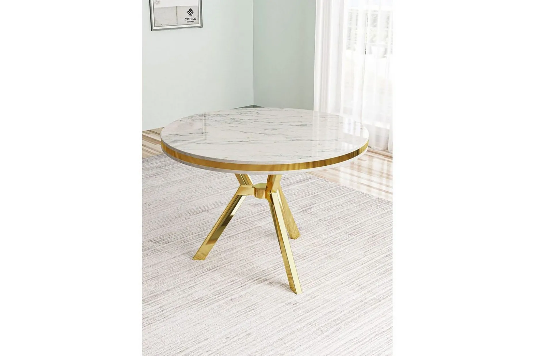 Rivor Matbord 90 cm Rund