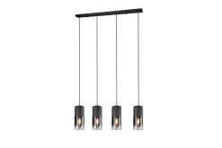 Robin Taklampa 4L E27 mattsvart