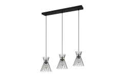 Rod Taklampa 3L E27 svart/ guld
