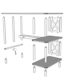 Rorina Skrivbord 125 cm