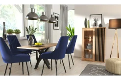 Rosehall Vitrinskåp 132 cm Black