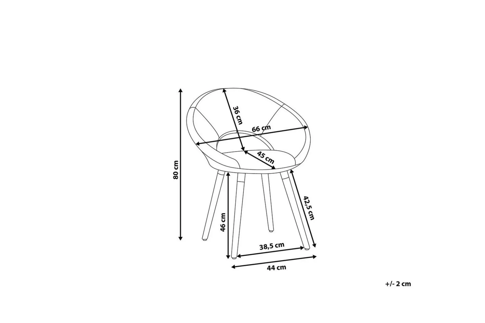 Roslyn Stol Set Om 2 St