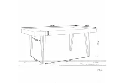 Roundtop Matbord 180x90 cm
