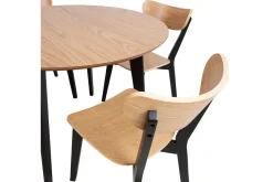Roxby Matbord 105 cm Ek/Svart