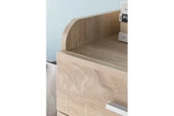 Rullkontejner Wohnling 4 lådor med hjul, förvaringsbricka, foliebelagd spånskiva, modern stil Sonoma
