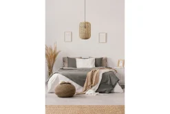 Runa Taklampa E27 25cm mattsvart/rotting