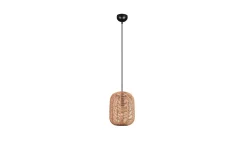 Runa Taklampa E27 25cm mattsvart/rotting