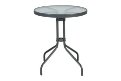 Runt Bistrobord Cafébord 60 cm Glas