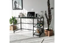 Sabani Skrivbord 130 cm med Förvaring 2 Hyllor