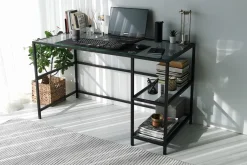 Sabani Skrivbord 130 cm med Förvaring 2 Hyllor