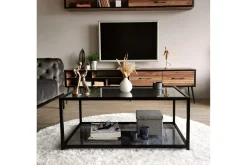 Sabani Soffbord 90 cm med Förvaring Hylla