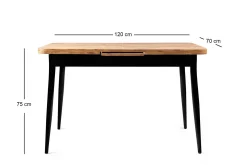Saidie Matbord 120 cm Rektangulär