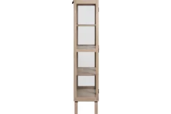 Sakie Vitrinskåp 40 cm djup 80 cm bred 180 cm hög Trä