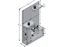 Samekia Garderob 120 cm