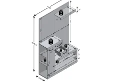 Samekia Garderob 120 cm