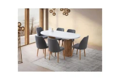 Samtens Matbord 180 cm Oval