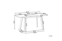 Sanford Matbord 160 cm