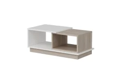 Schmida Soffbord 90x45 cm Vit/Brun