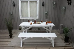 Scottsdale Sittbänk 140 cm Vit