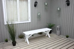 Scottsdale Sittbänk 140 cm Vit