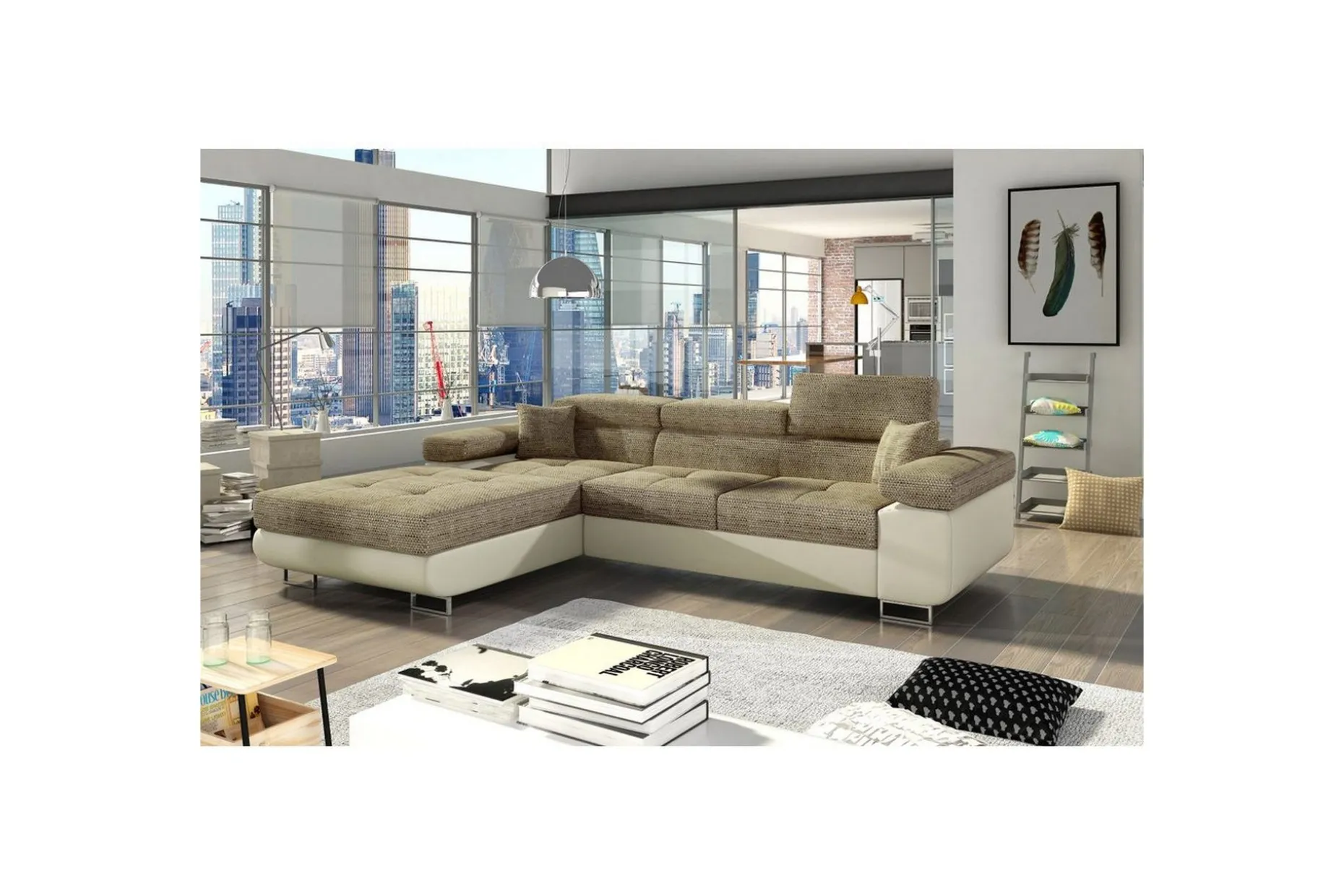 Sektionssoffa Eltap Armando 289x85x203 cm