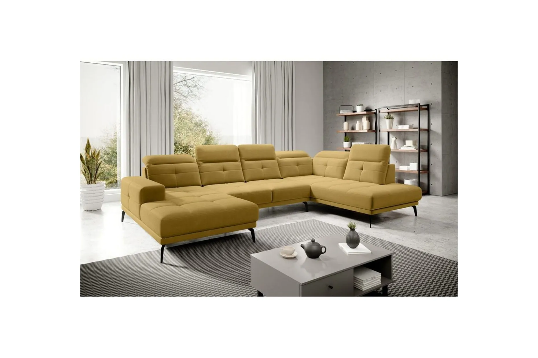 Sektionssoffa Eltap Bretan 350x205x107 cm