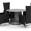 Sensi utomhus matgrupp 120 cm med 4 Jenny matstolar