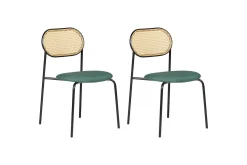 Set med 2 matstolar Adaver