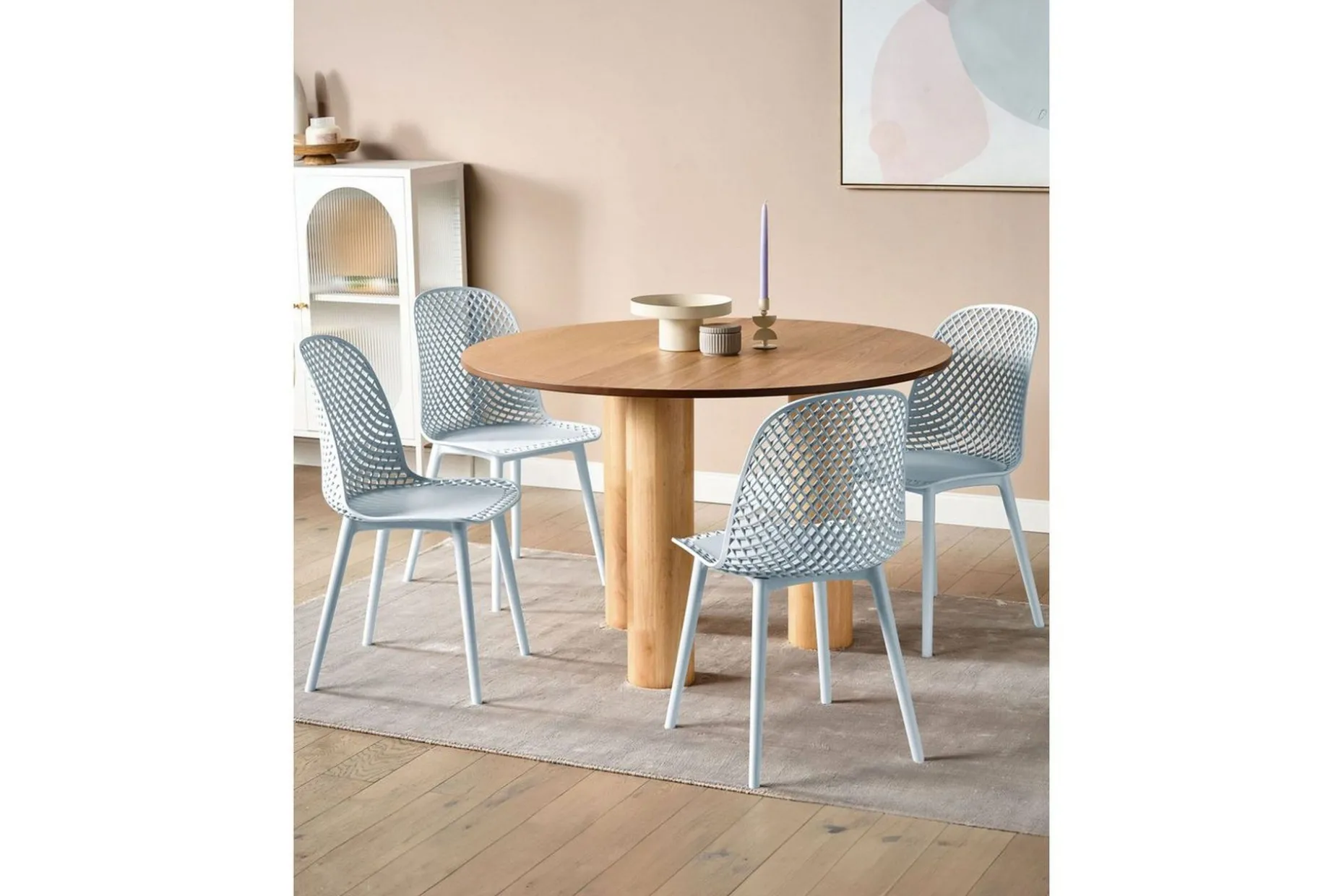 Set med 4 matstolar Emory