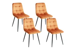 Set med 4 matstolar Powell