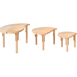 Set med 3 Soffbord utomhus Paralia Rotting