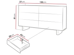 Seylar Skänk 150 cm