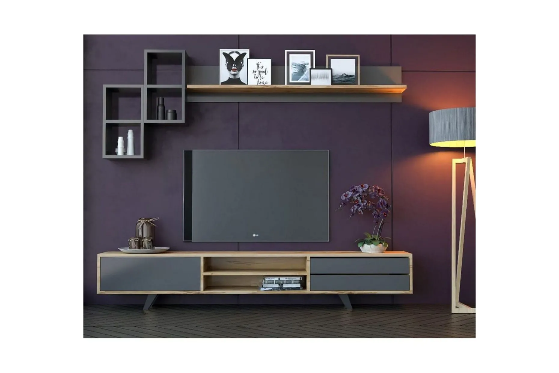 Seyra Tv-möbelset 180x40 cm