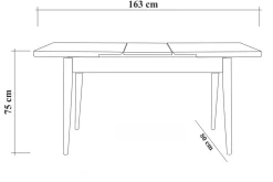 Shundrea Matgrupp 5 delar 75 cm