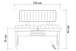 Shundrea Matgrupp 5 delar 75 cm