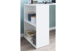 Shuping Skrivbord 120 cm med Förvaring Hyllor