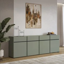 Sideboard Cross 4 dörrar med 4 lådor
