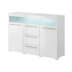 Sideboard Indien 2 Dörrar med 3 Lådor